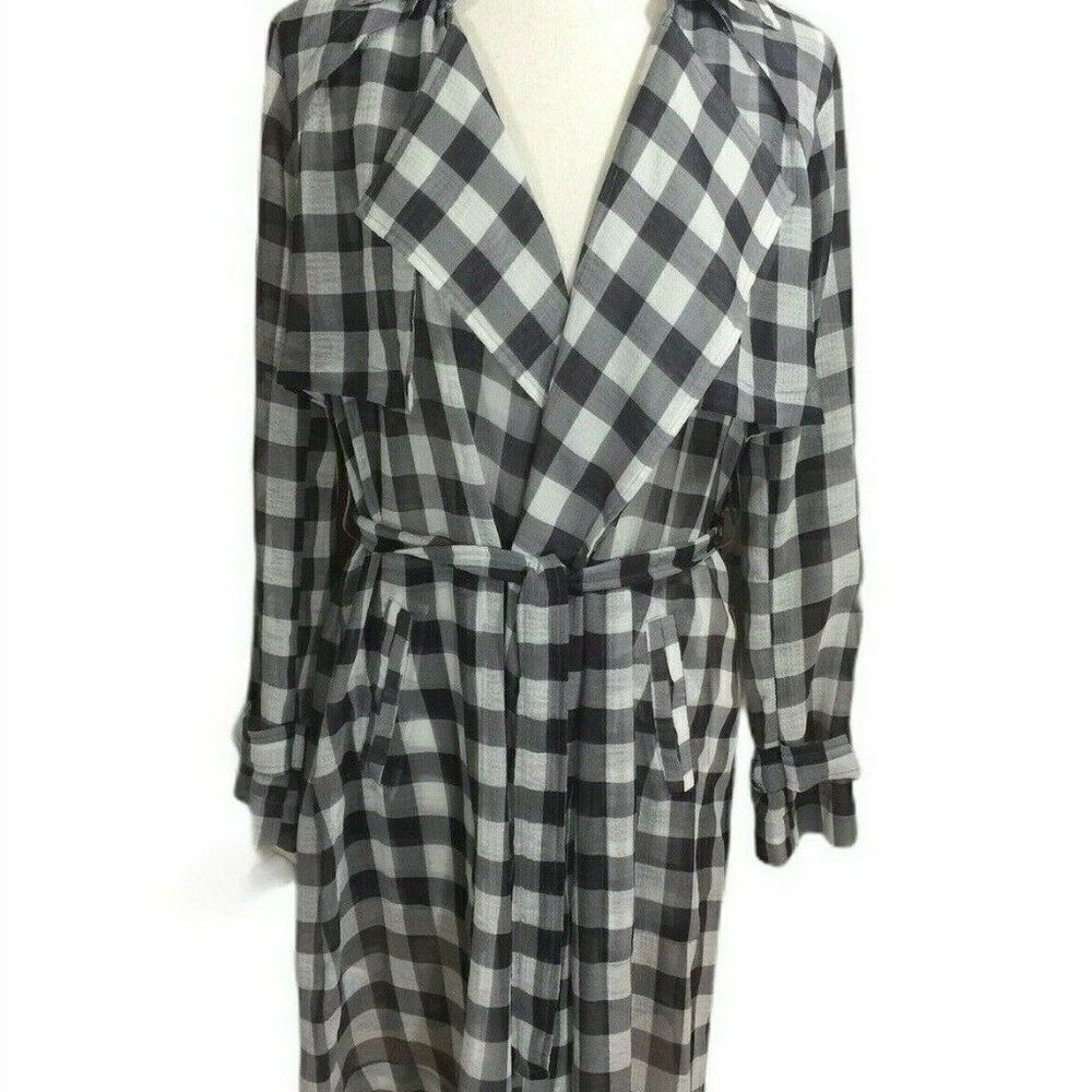 bcbgeneration Sheer Open Long Length Cardigan Sm - Picture 2 of 8